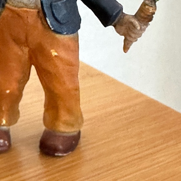 Vintage Bradford Christmas Ornament Hong Kong 80s country kid, rabbit & carrot. - Picture 5 of 8